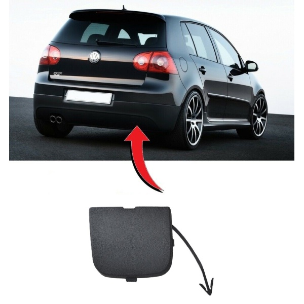 Capac Carlig Remorcare Bara Spate Am Volkswagen Golf 5 2003-2009 GTI Hatchback 1K6807441B9B9